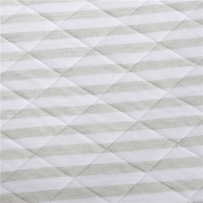 91家纺网 家纺一手货源 找家纺 琪琪阁家纺 全棉针织夏凉被宽条纹系列 浅绿条纹