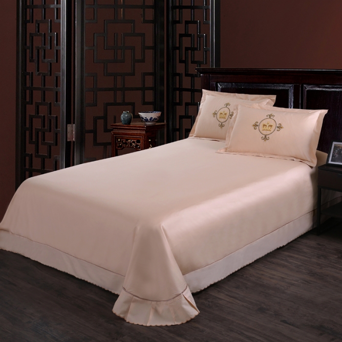 91家纺网 家纺一手货源 找家纺 （总）绣女坊 2023新款60长绒棉绣花四件套