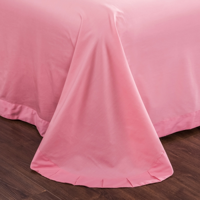 91家纺网 家纺一手货源 找家纺 绣女坊 2023新款全棉婚庆四件套 六件套楼兰花梦-玉色