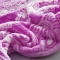 91家纺网 家纺一手货源 找家纺 澳美适毯业 2019新款5D雕花绒毯 菊花紫