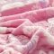 91家纺网 家纺一手货源 找家纺 澳美适毯业 2019新款5D雕花绒毯 粉玫瑰