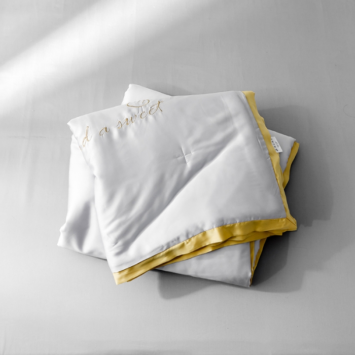 91家纺网 家纺一手货源 找家纺 润缦家纺 2019新款60天丝夏被比心系列 银河灰