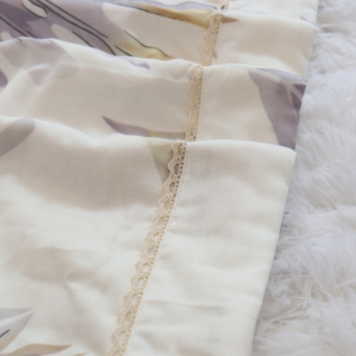 91家纺网 家纺一手货源 找家纺 润缦家纺 2019全棉双层纱夏被 夏天