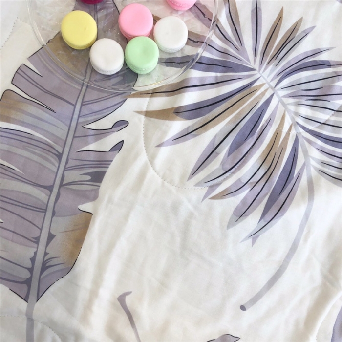 91家纺网 家纺一手货源 找家纺 润缦家纺 全棉双层纱夏被 夏天