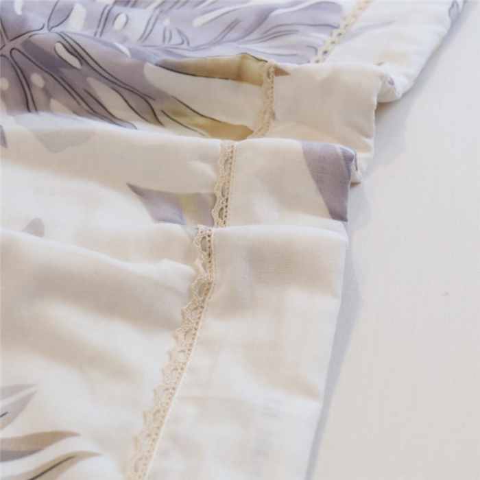 91家纺网 家纺一手货源 找家纺 润缦家纺 全棉双层纱夏被 夏天