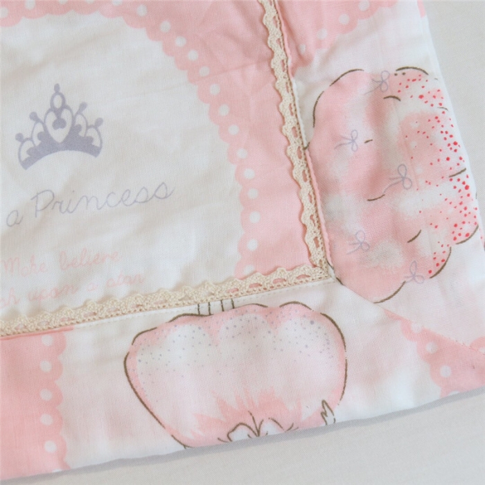 91家纺网 家纺一手货源 找家纺 润缦家纺 全棉双层纱夏被 小公主