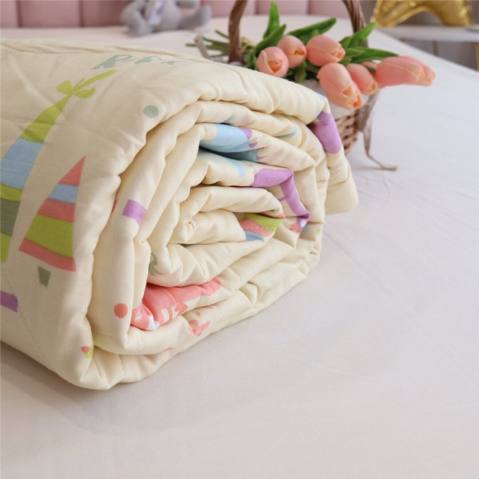 91家纺网 家纺一手货源 找家纺 润缦家纺 全棉双层纱夏被 恐龙