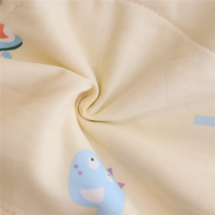 91家纺网 家纺一手货源 找家纺 润缦家纺 全棉双层纱夏被 恐龙