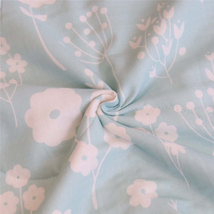 91家纺网 家纺一手货源 找家纺 润缦家纺 全棉双层纱夏被 蒲公英