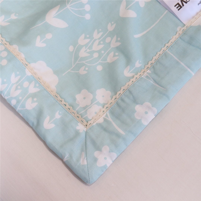 91家纺网 家纺一手货源 找家纺 润缦家纺 全棉双层纱夏被 蒲公英