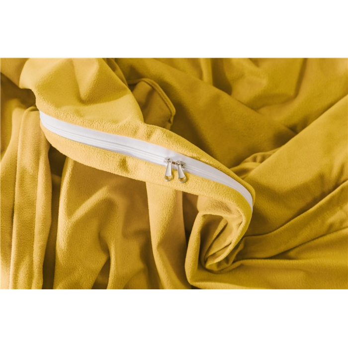 91家纺网 家纺一手货源 找家纺 润缦 2019新款水晶绒蕾丝边四件套 蕾丝-暖黄