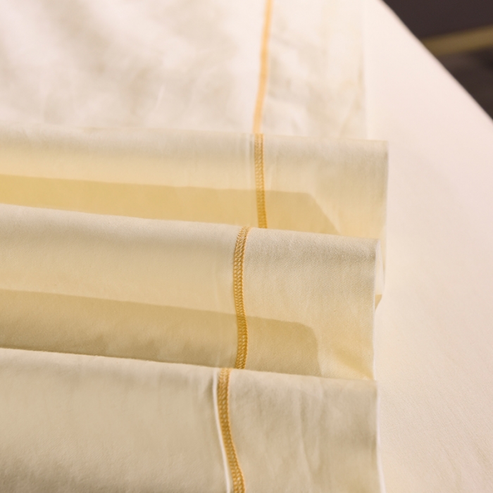 91家纺网 家纺一手货源 找家纺 安妮 2020新款水洗真丝欧若拉刺绣四件套 欧若拉-米黄