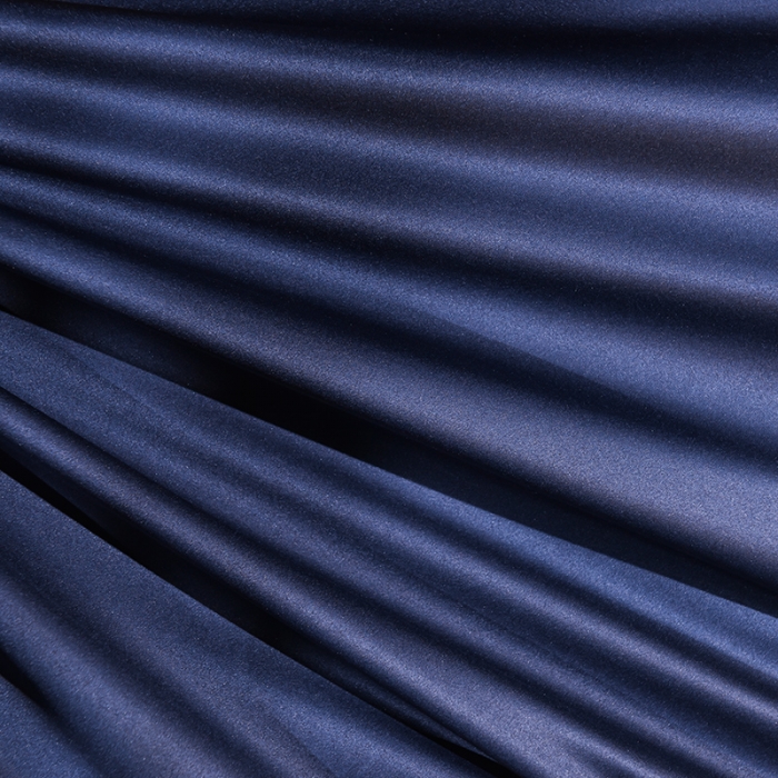 91家纺网 家纺一手货源 找家纺 安妮 2020新款水洗真丝欧若拉刺绣四件套 欧若拉-深蓝