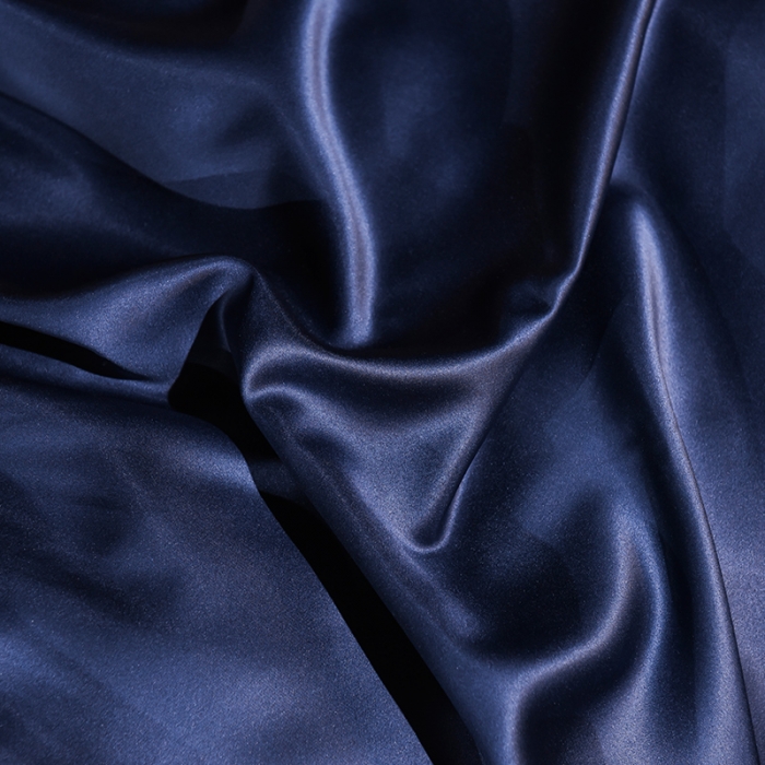 91家纺网 家纺一手货源 找家纺 安妮 2020新款水洗真丝欧若拉刺绣四件套 欧若拉-深蓝