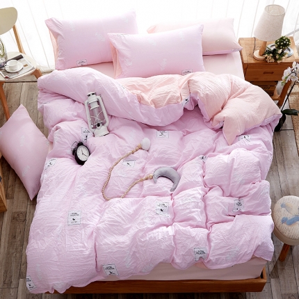 91家纺网 家纺一手货源 找家纺 （总） 好亿来 水洗棉三件套