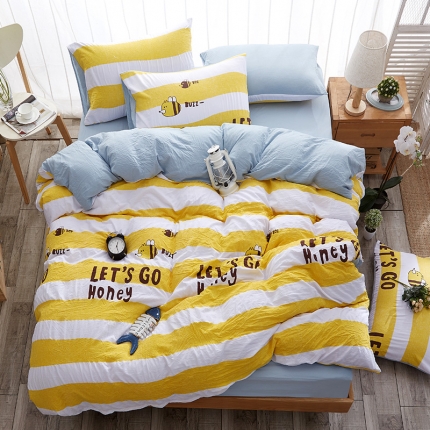 91家纺网 家纺一手货源 找家纺 （总） 好亿来 水洗棉三件套