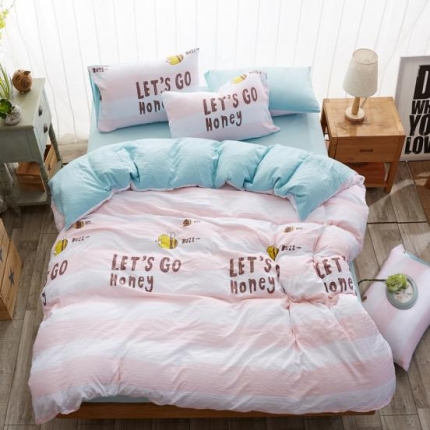 91家纺网 家纺一手货源 找家纺 （总） 好亿来 水洗棉三件套