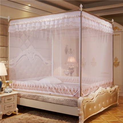 91家纺网 家纺一手货源 找家纺 艺利轩 2025坐床蚊帐 693外穿 浅咖