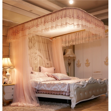 91家纺网 家纺一手货源 找家纺 艺利轩 2025新款699导轨蚊帐 玉色