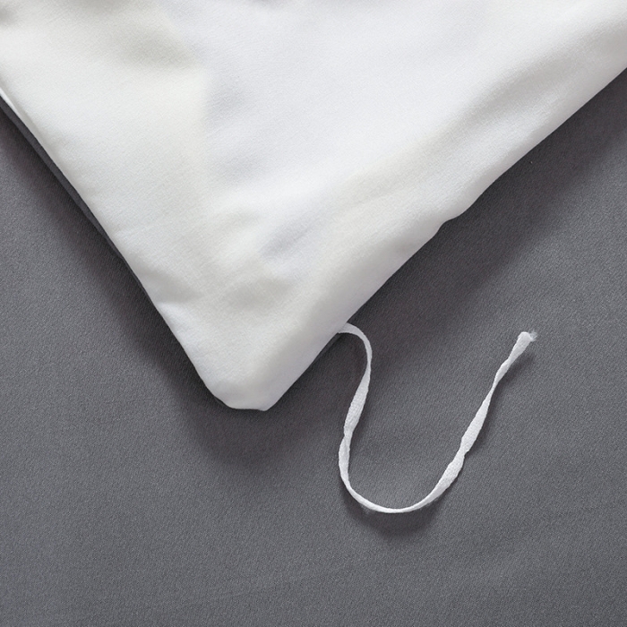 91家纺网 家纺一手货源 找家纺 骏腾  2022新款甜蜜公主系列水洗冰丝四件套 白灰