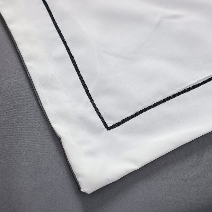 91家纺网 家纺一手货源 找家纺 骏腾  2022新款甜蜜公主系列水洗冰丝四件套 白灰