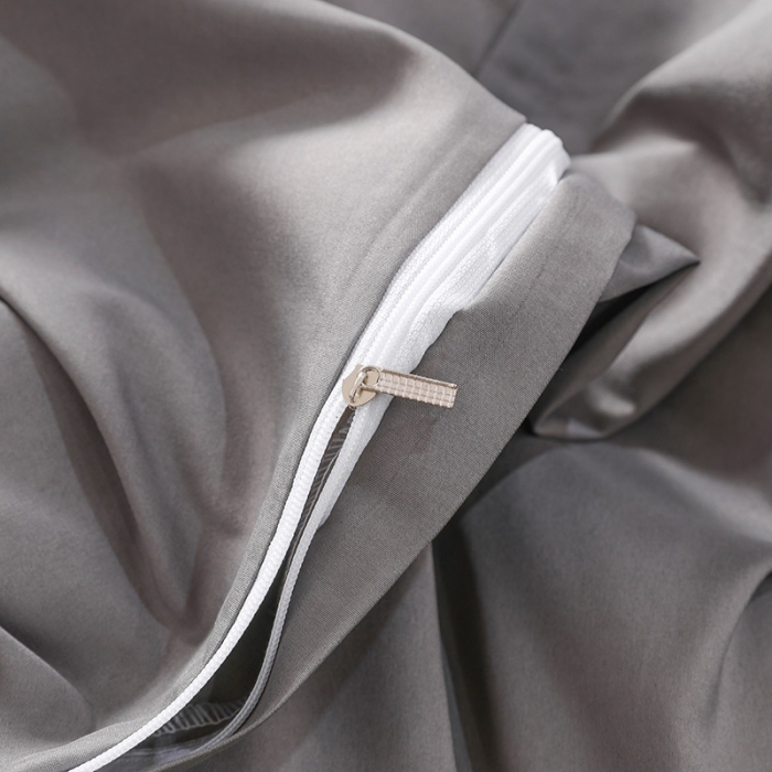 91家纺网 家纺一手货源 找家纺 骏腾  2022新款甜蜜公主系列水洗冰丝四件套 深灰