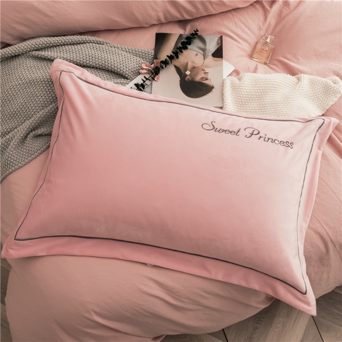 91家纺网 家纺一手货源 找家纺 骏腾 2022新款甜心公主水晶绒绣花四件套 甜心公主-玉