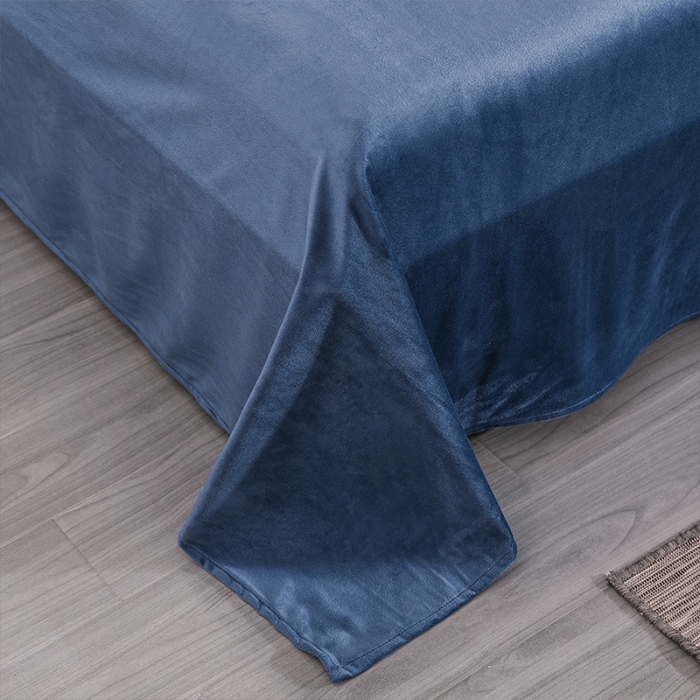 91家纺网 家纺一手货源 找家纺 （总）骏腾2022A版水洗棉B版水晶绒刺绣花边款四件套床笠款