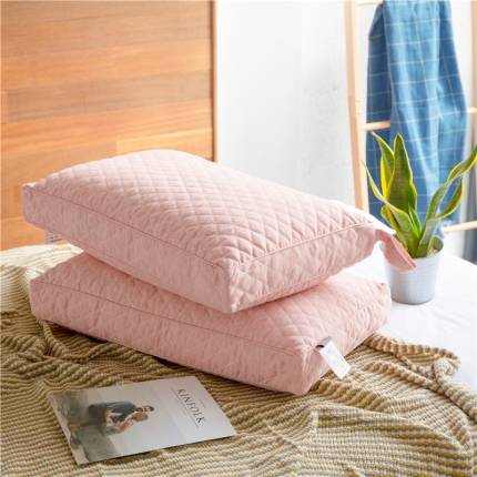 朴本家纺 2017秋冬新品枕芯弹簧枕系列 粉色