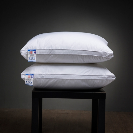 91家纺网 家纺一手货源 找家纺 微枕芯 2020新款全棉酒店立体羽丝绒枕一只 宾馆单人枕头