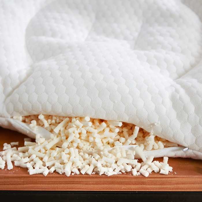 91家纺网 家纺一手货源 找家纺 （总）微枕芯 超柔针织乳胶颗粒按摩枕