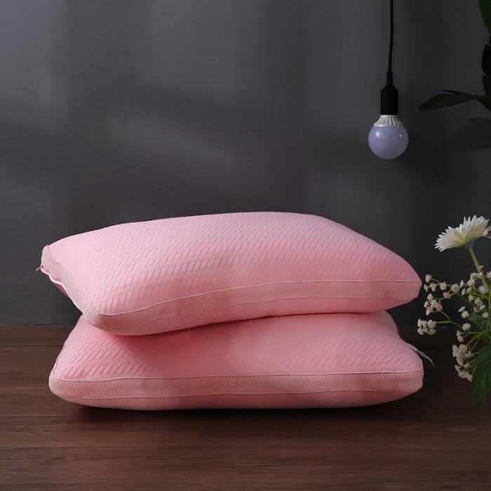 91家纺网 家纺一手货源 找家纺 微枕芯 可水洗热熔枕 粉红色