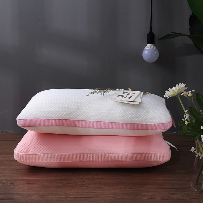 91家纺网 家纺一手货源 找家纺 微枕芯 可水洗热熔枕 粉红色