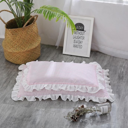 91家纺网 家纺一手货源 找家纺 （总）微枕芯 韩式水洗棉全荞麦枕小号30*50cm 包装+2 