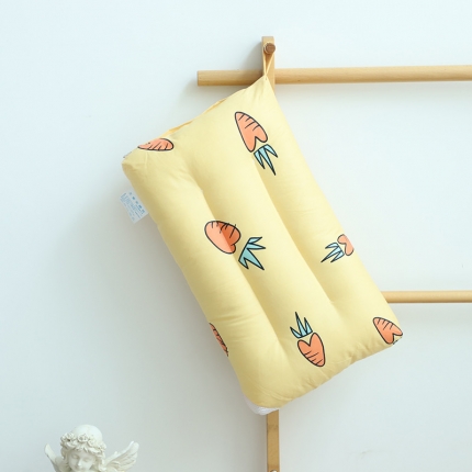 91家纺网 家纺一手货源 找家纺 微枕芯 2019新款特价羽丝绒儿童枕30*50一只活力萝卜