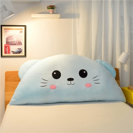 91家纺网 家纺一手货源 找家纺 永光家居 卡通床头靠垫抱枕三角儿童公主卧室榻榻米软包大靠枕