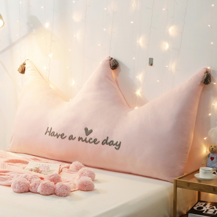 91家纺网 家纺一手货源 找家纺 (总)永光家居 新款皇冠靠垫 床头靠垫大靠枕抱枕大靠背