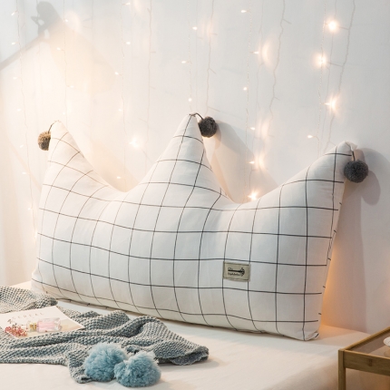 91家纺网 家纺一手货源 找家纺 (总)永光家居 新款皇冠靠垫 床头靠垫大靠枕抱枕大靠背