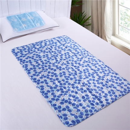 91家纺网 家纺一手货源 找家纺 永光家居 冰沙冰垫坐垫中号落叶花