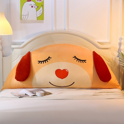 91家纺网 家纺一手货源 找家纺 永光新款原创设计水晶绒卡通床头靠垫 儿童床上大靠枕双人靠背