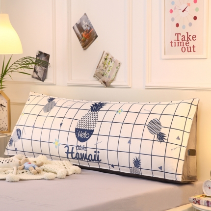 91家纺网 家纺一手货源 找家纺 永光家居 新款长三角靠垫 水晶绒印花卡通床头靠垫大靠背靠枕