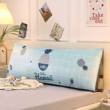 91家纺网 家纺一手货源 找家纺 永光家居 新款长三角靠垫 水晶绒印花卡通床头靠垫大靠背靠枕