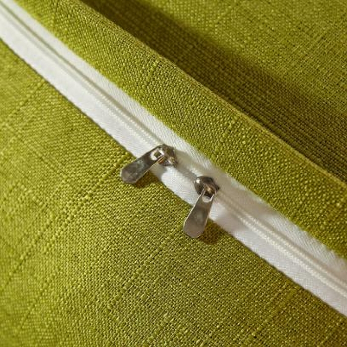 91家纺网 家纺一手货源 找家纺 永光家居棉麻长三角靠垫 床头靠垫双人加长大靠背可拆洗靠枕草绿