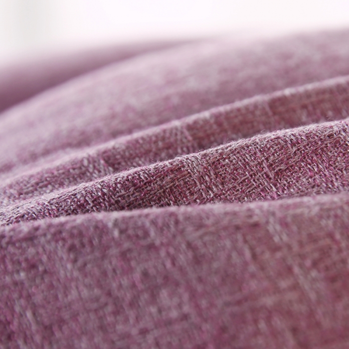 91家纺网 家纺一手货源 找家纺 永光新款棉麻长三角靠垫 紫色床头靠垫大靠背靠枕双人可拆洗