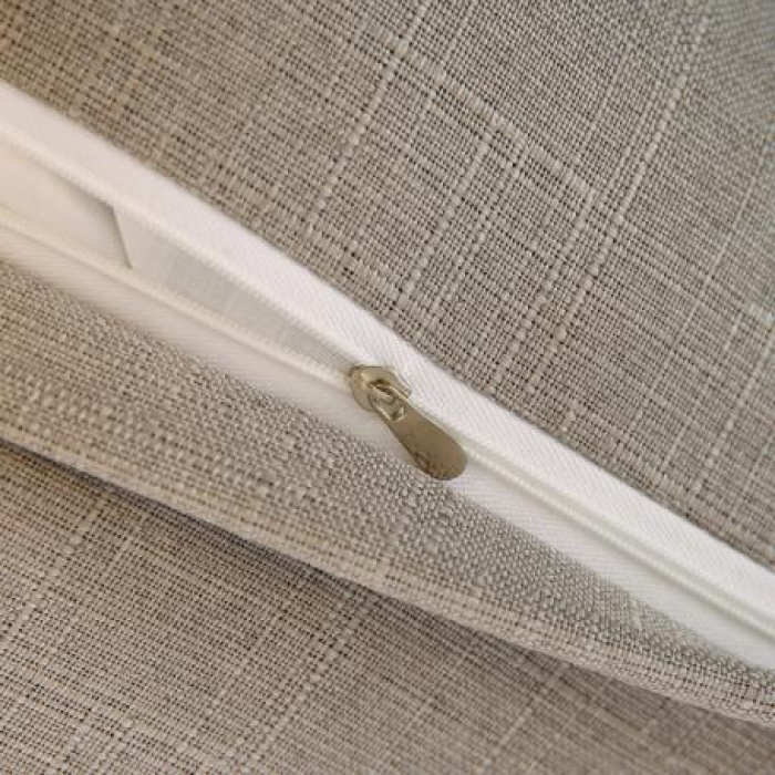 91家纺网 家纺一手货源 找家纺 永光新款棉麻长三角靠垫 床头靠垫双人加长大靠背可拆洗靠枕浅灰