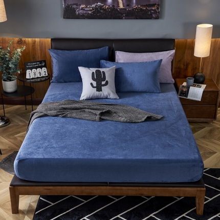 91家纺网 家纺一手货源 找家纺 （总）小米笠 2019新款160克水晶绒床笠床罩