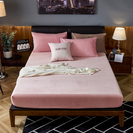 91家纺网 家纺一手货源 找家纺 （总）小米笠 2019新款160克水晶绒床笠床罩