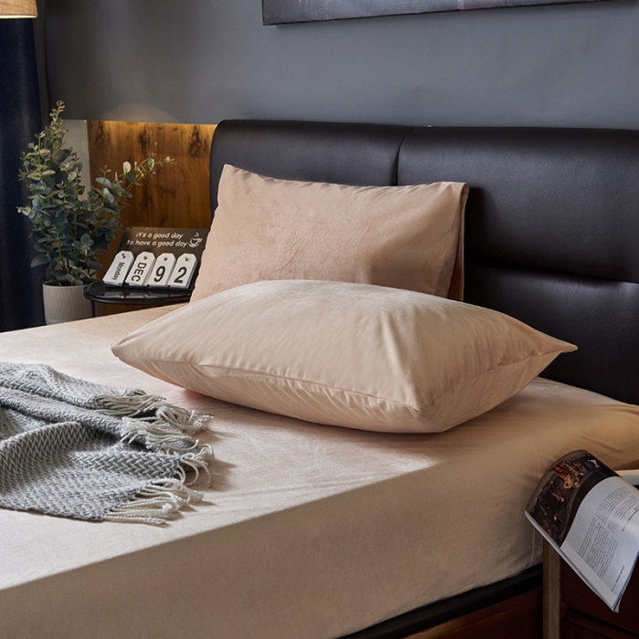 91家纺网 家纺一手货源 找家纺 （总）小米笠 2019新款200克水晶绒床笠床罩