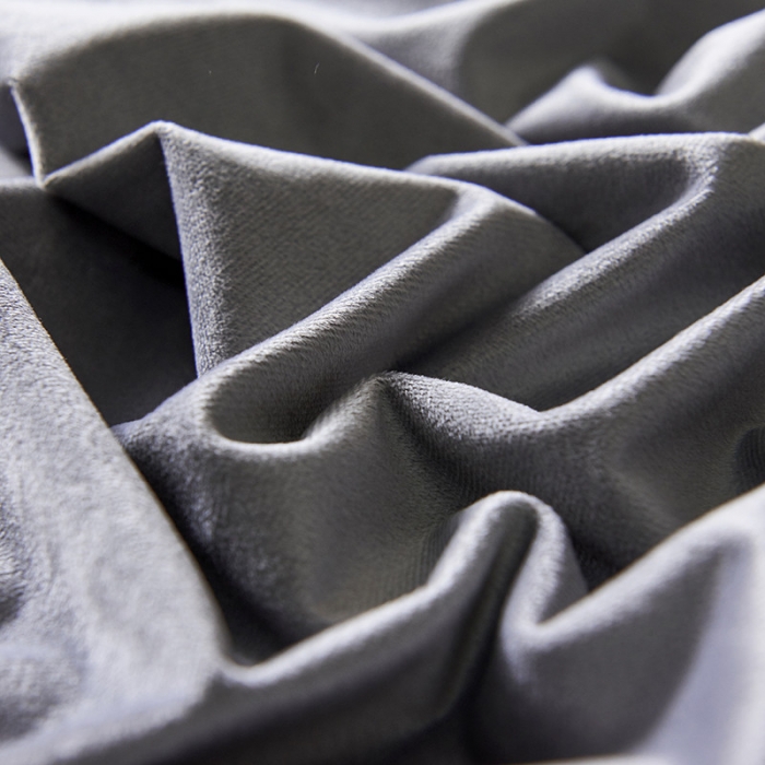 91家纺网 家纺一手货源 找家纺 小米笠 2019新款160克水晶绒床笠床罩 灰色