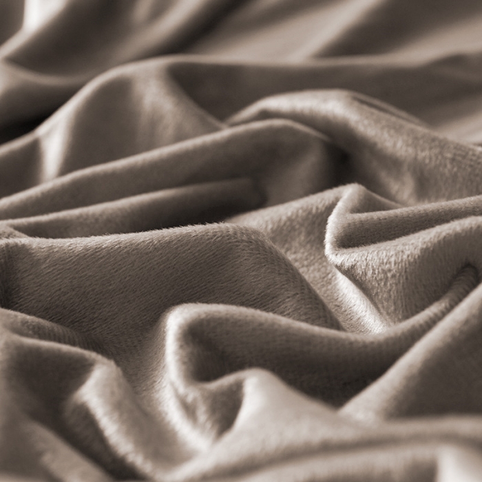 91家纺网 家纺一手货源 找家纺 小米笠 2019新款160克水晶绒床笠床罩 驼色